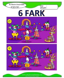İki Resim Arasındaki Farkı Bul Etkinliği